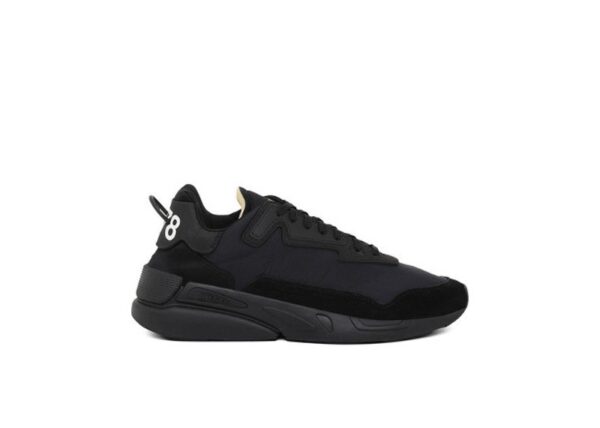 Diesel Monochrome Nylon & Suede Sneaker